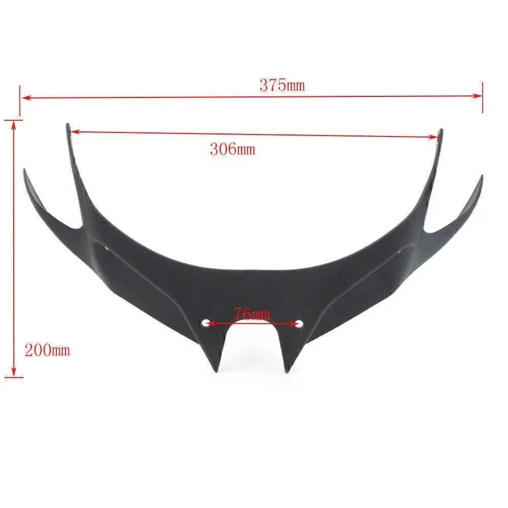 Front Aerodynamic Winglet for Kawasaki Ninja 250 400 (2018-2023) Green