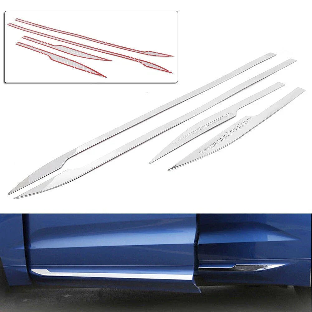 Steel Side Door Body Bottom Molding Covers for Volvo XC60 (2018-2019) 4 x pcs