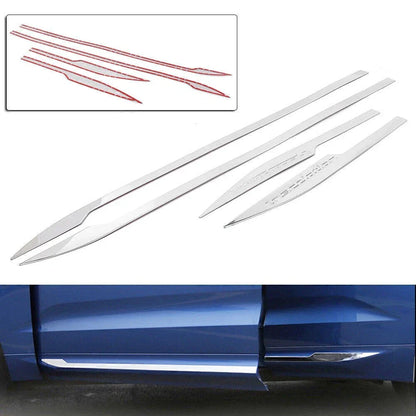 Steel Side Door Body Bottom Molding Covers for Volvo XC60 (2018-2019) 4 x pcs