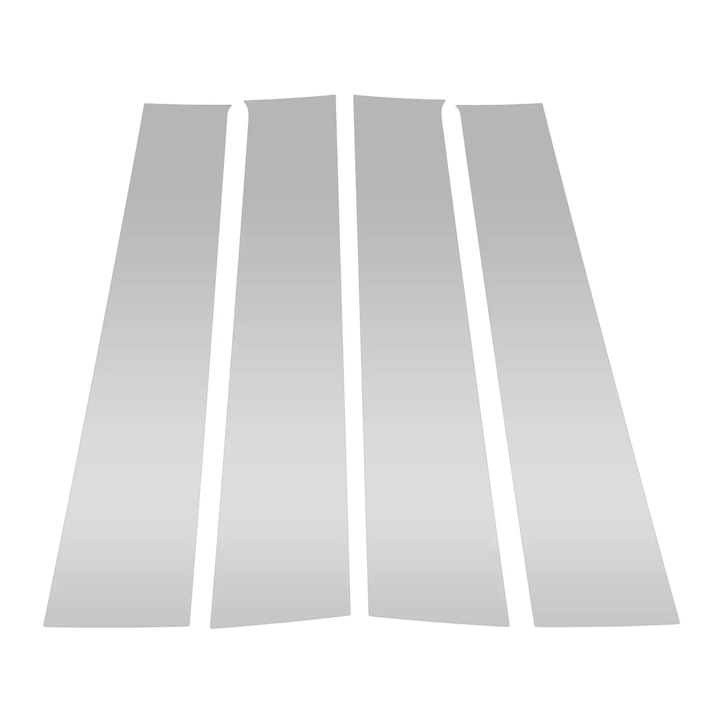 4 x Pillar Window Trim for Dodge Ram (2009-2018) Silver Tone