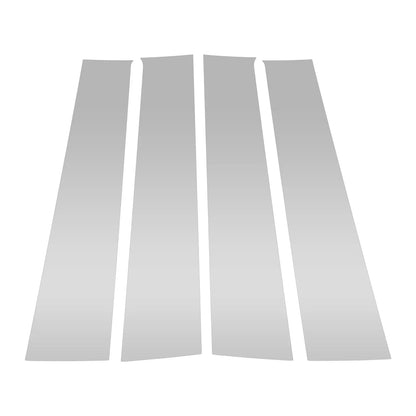 4 x Pillar Window Trim for Dodge Ram (2009-2018) Silver Tone