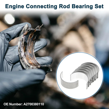 Connecting Rod Bearing Set for Mercedes-Benz (A2700380110) 8 Pcs