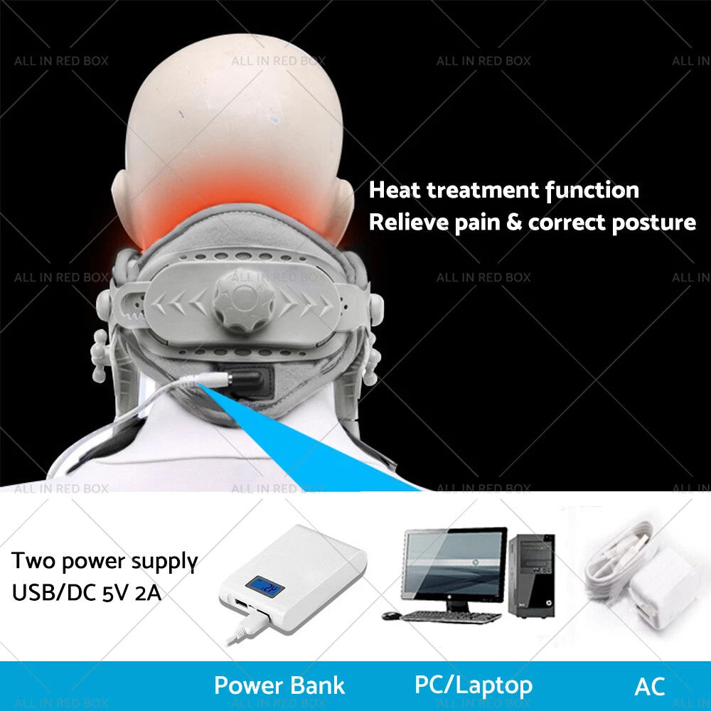 Cervical Neck Traction Device Brace Collar Stretcher Pain Relief Therapy