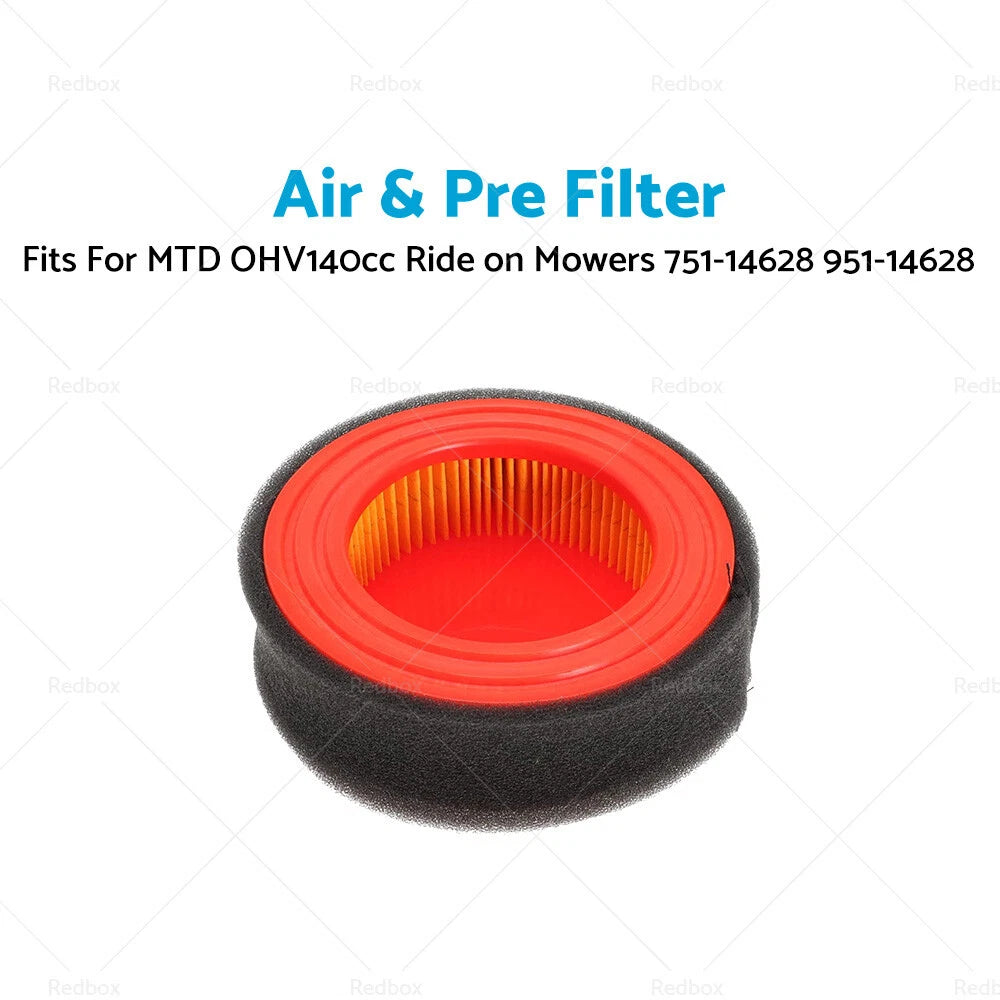 Air & Pre Filter for MTD OHV 140cc Ride-On Mowers