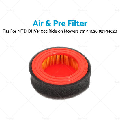 Air & Pre Filter for MTD OHV 140cc Ride-On Mowers