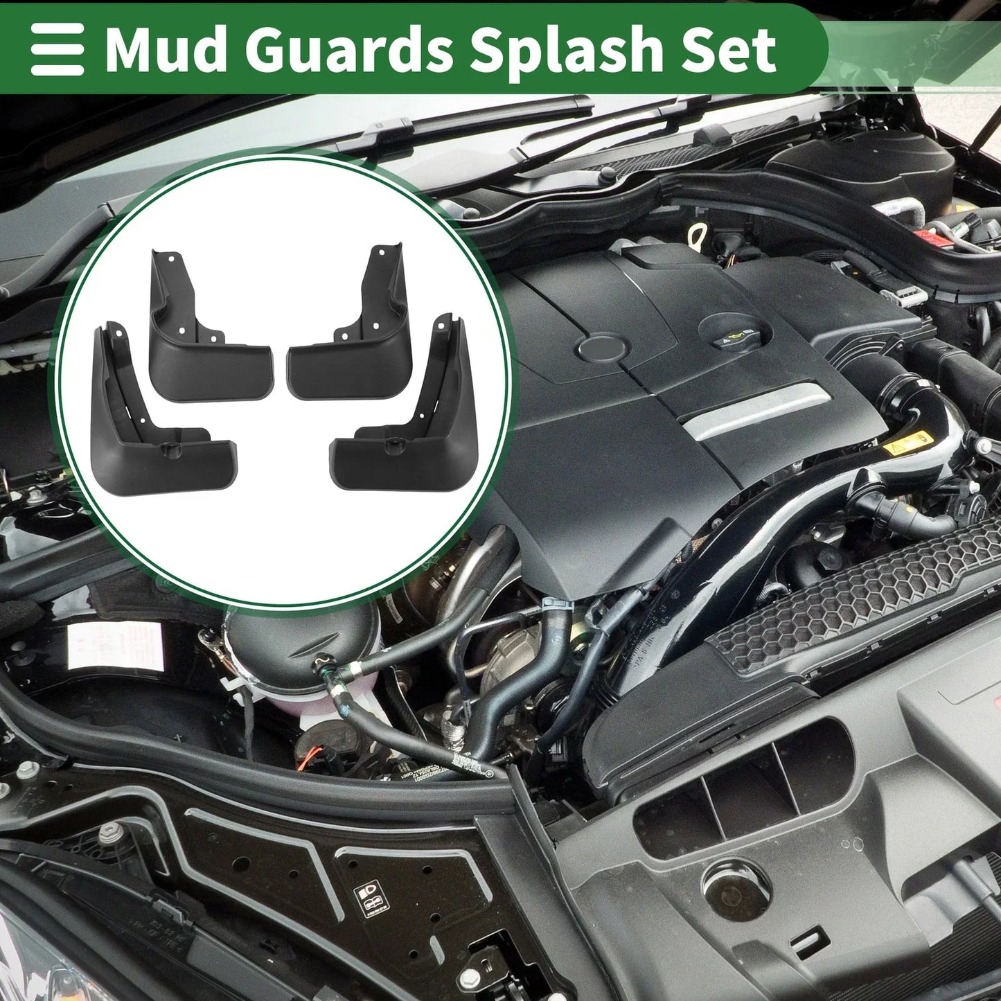 Mud Flaps Splash Guards 2 x Front & Rear for Honda Inspire (2023-2024)