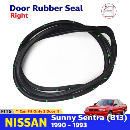 Weatherstrip Door Rubber Right Fits Nissan Sunny Sentra B13 2D Sedan 1990-93 D11