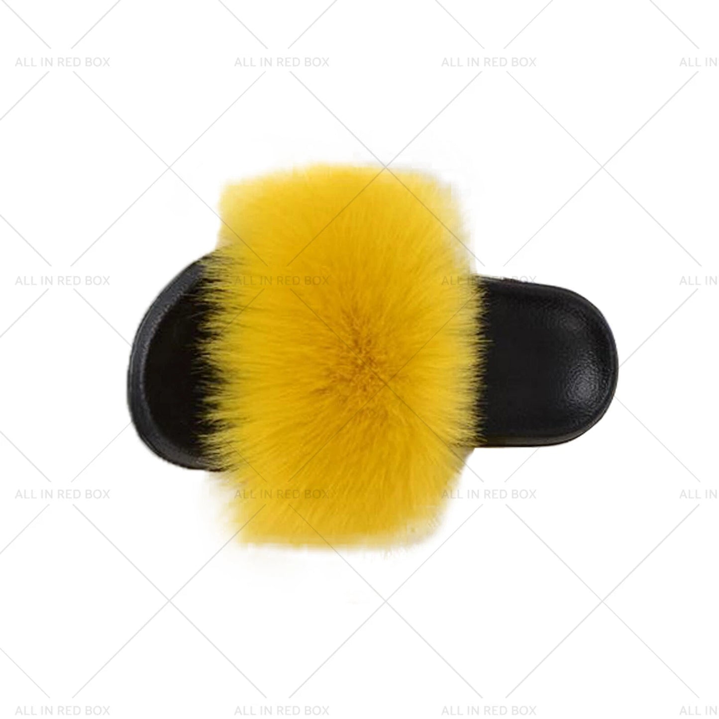 Fur Flat Slippers Sandals for Women - Fluffy Flip Flops