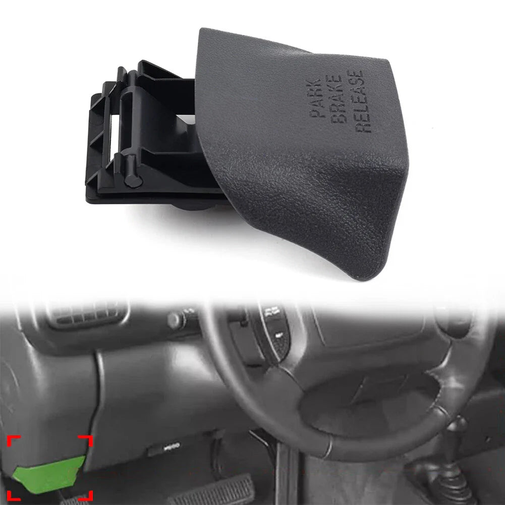 Black Parking Brake Pedal Release Handle for Dodge Ram 1500 2500 3500 (2002-2023)
