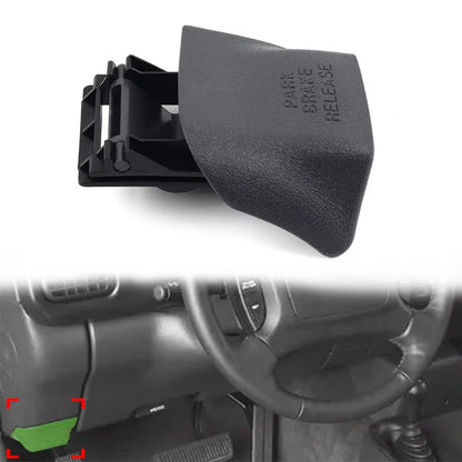 Black Parking Brake Pedal Release Handle for Dodge Ram 1500 2500 3500 (2002-2023)