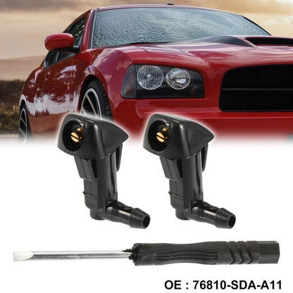 2 x Windshield Washer Nozzles for Honda Civic, Odyssey (2001-2023)