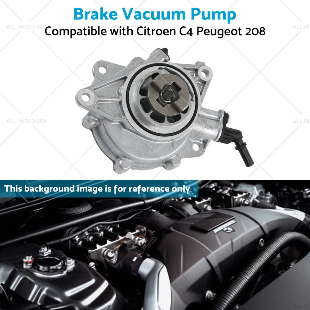 Brake Vacuum Pump for Citroen C4, Peugeot 208, 3008, 5008, RCZ (2006-2023)