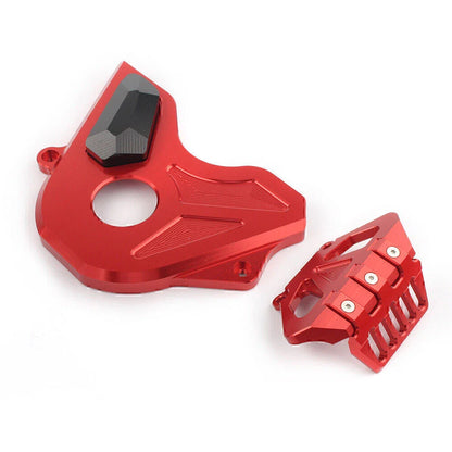 CNC Front Sprocket Chain Cover Guard for Honda CB650F (2014-2019) Red
