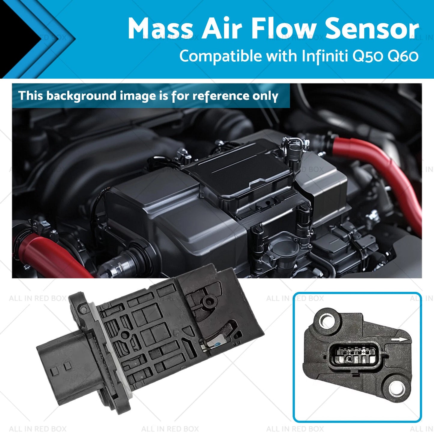 Mass Air Flow Sensor for Infiniti Q50 Q60 V6 3.0L (2014-2023)