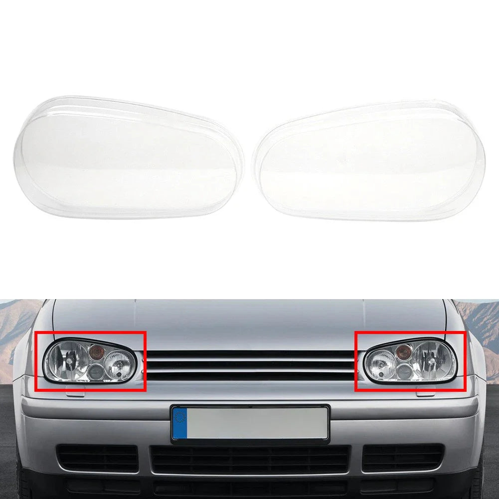 Front Headlight Lens Covers for VW Golf MK4 (1999-2005)