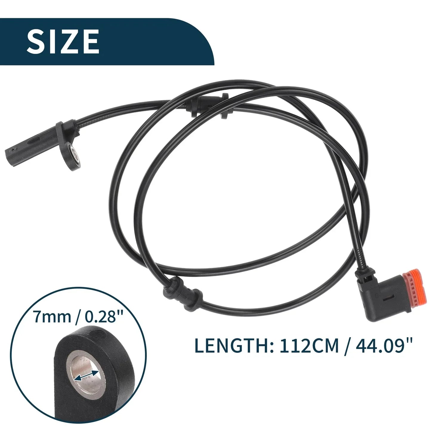 Rear Right ABS Wheel Speed Sensor for Mercedes-Benz SLK280 SLK300 (2005-2011)