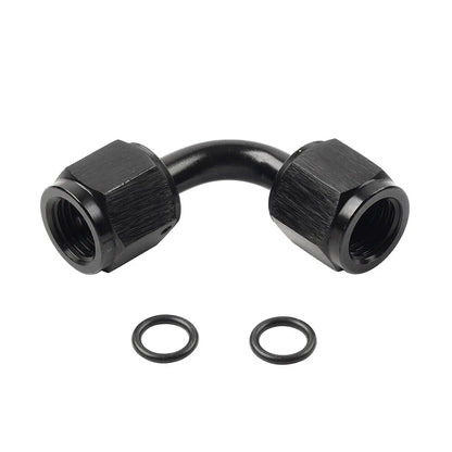 4AN Female to Female 90������ Swivel Coupler Fitting Adapter Connector