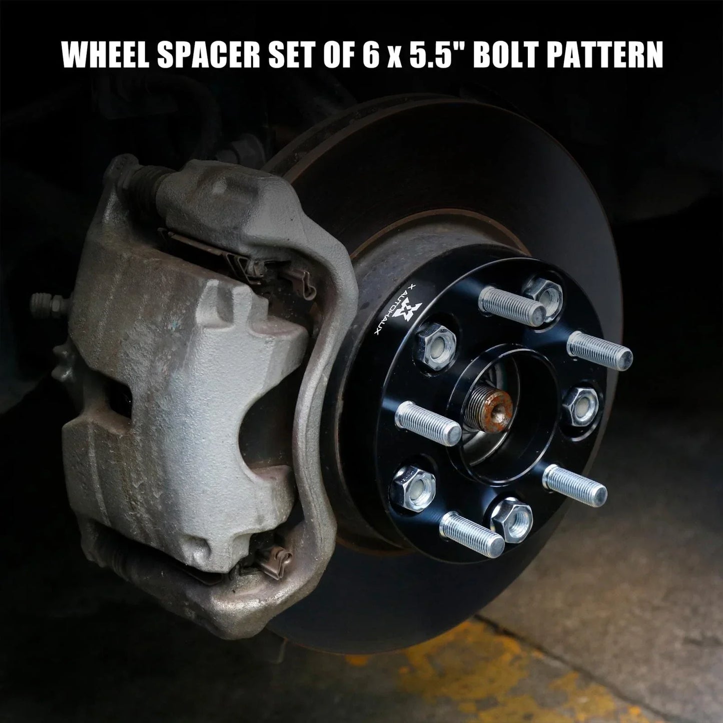 4pcs 2" Thick M12x1.5 6x5.5" Wheel Spacers Adapters