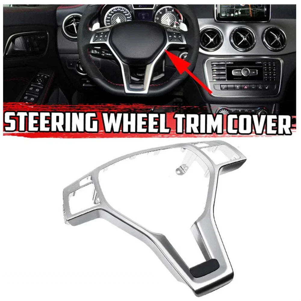 Steering Wheel Trim Cover for 2012-2014 Mercedes W176 W204 W212 C63 E63 AMG