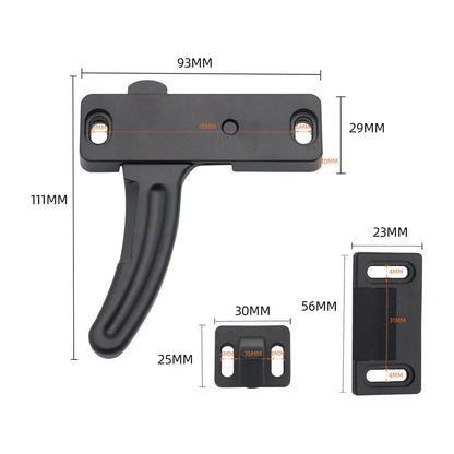 Left Hand Screen Window Door Latch Handle Kit for RV Camper Motorhome Trailer