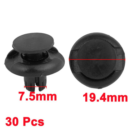 30 x Front Fastener Push-Type Retainer Clips for Honda Acura (2001-2023)