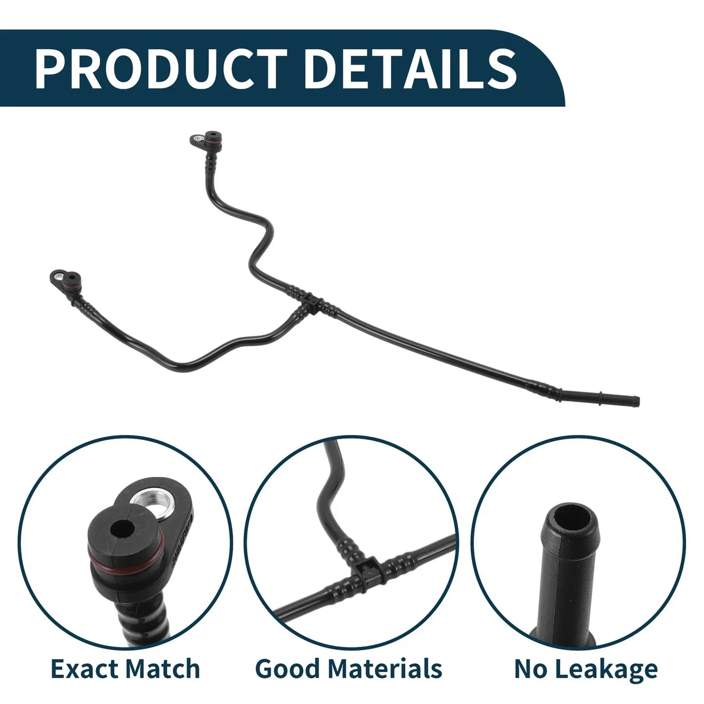 Radiator Hose for Porsche Panamera 2010-2018 Plastic Coolant Pipe
