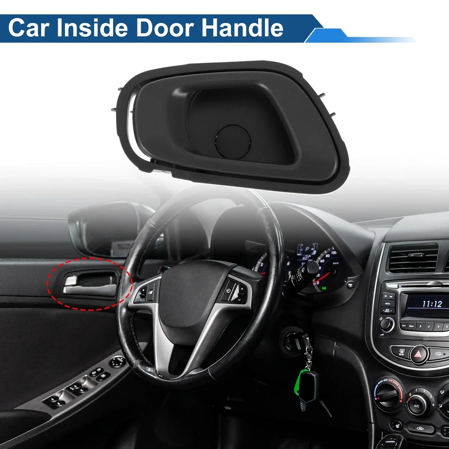 Driver Side Interior Door Handle for Chevrolet Spark (2013-2015)