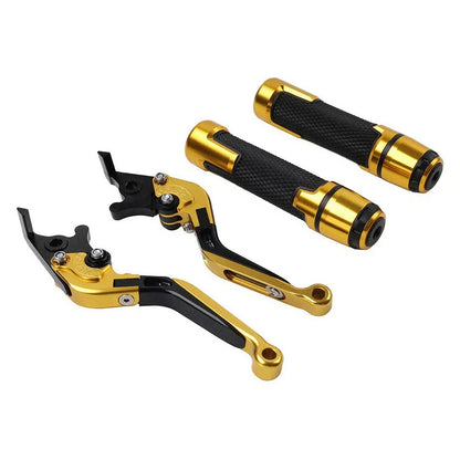 Folding Extendable Brake Clutch Lever Grip Set for Kawasaki Ninja ZX6
