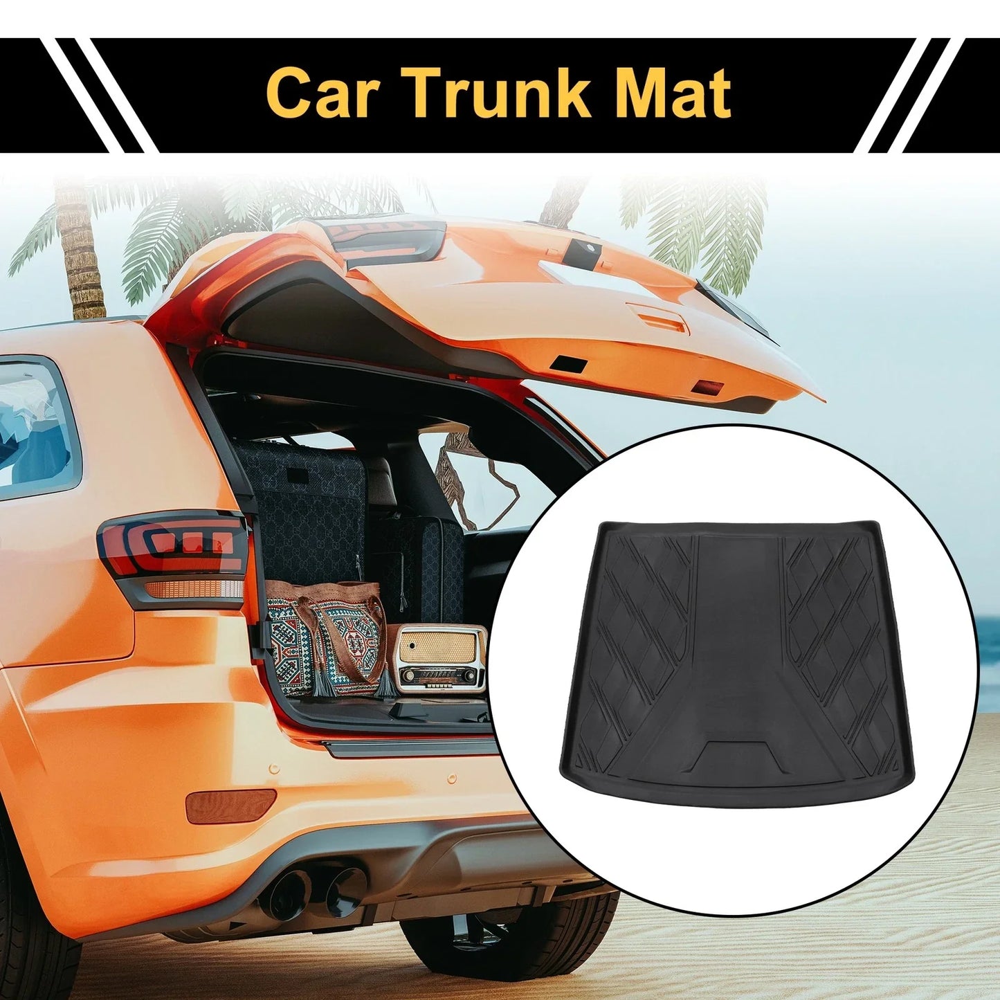 Cargo Liner Rear Trunk Mat for Porsche Cayenne 5 Seats (2019-2024)