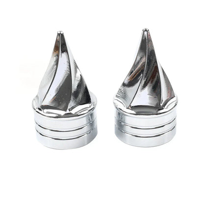 Front Axle Cap Nut Covers for Harley Touring Electra Road Glide Road King (00-07)