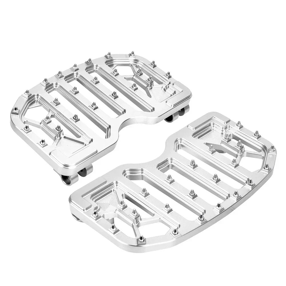 Front Driver Floorboards Foot Pegs for Harley Touring Street Glide (84-17)
