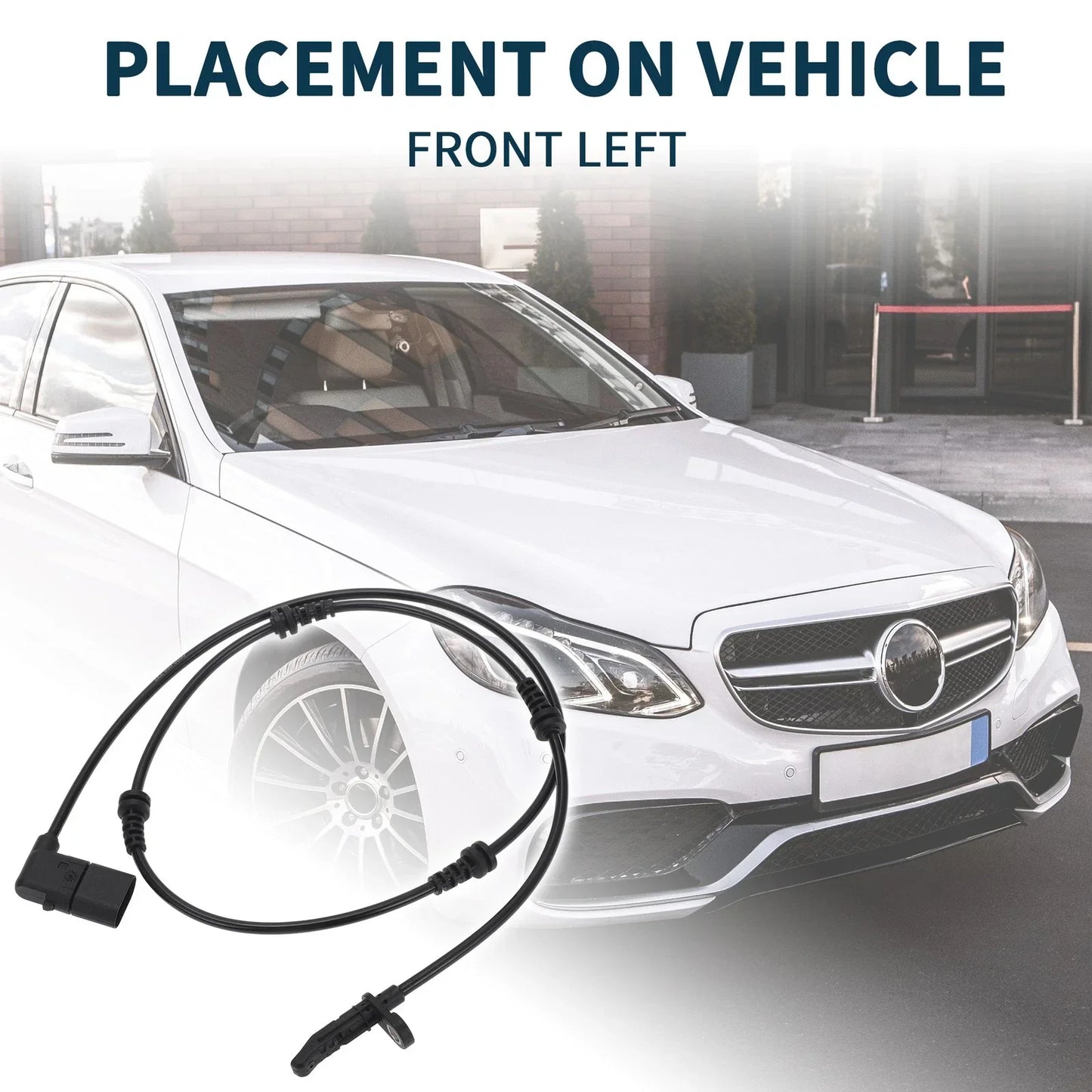 Front Left ABS Wheel Speed Sensor for Mercedes-Benz S450 S550 (2018-2023)