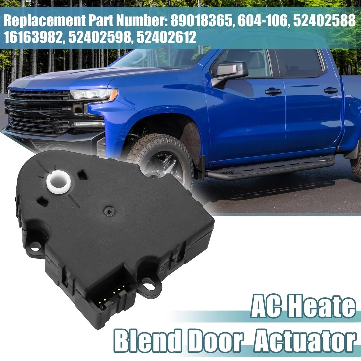 AC Heater Blend Door Actuator for Chevrolet Silverado 1500 (2004)