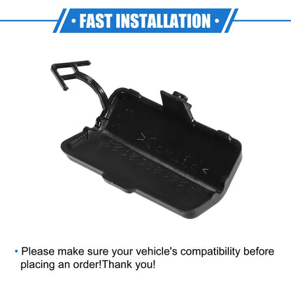 Rear Bumper Tow Hook Eye Hole Cap for Mercedes-Benz R320 (2007-2009) Black