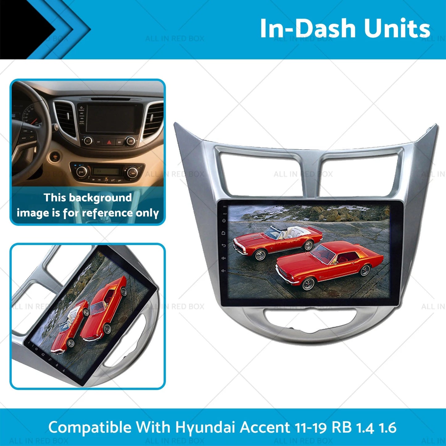 9" Touch Screen CarPlay In-Dash Stereo for Hyundai Accent (2011-2019)