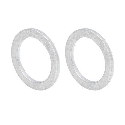 10 x M20 Silver Tone Oil Drain Plug Gaskets for Honda (94109-20000)