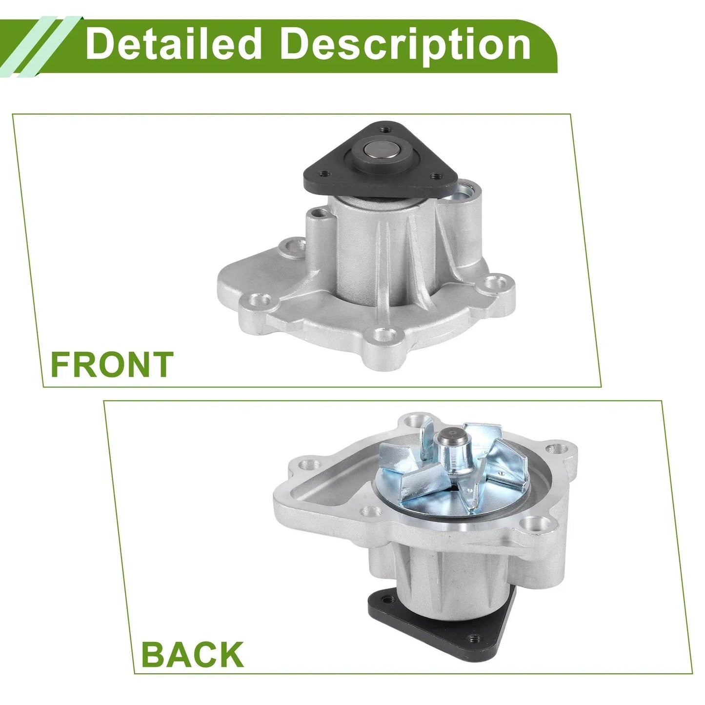 Engine Water Pump for Hyundai Elantra 2000-2006 Cooling System Replacement