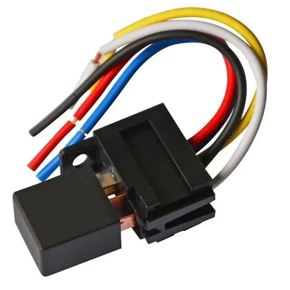 5pin 40A 12V Car Oil Pump & Air Conditioning Relay with Socket