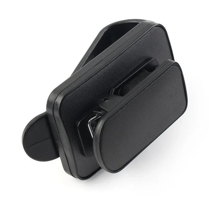 Sun Visor Clip Holder for Car - Fit Glasses, Sunglasses, Eyeglass Cards - Black
