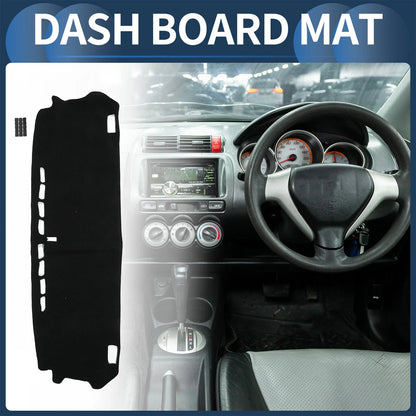 Dashboard Dash Cover Mat for Honda Fit GR1-GR8 2020-2024 Black 1 Set
