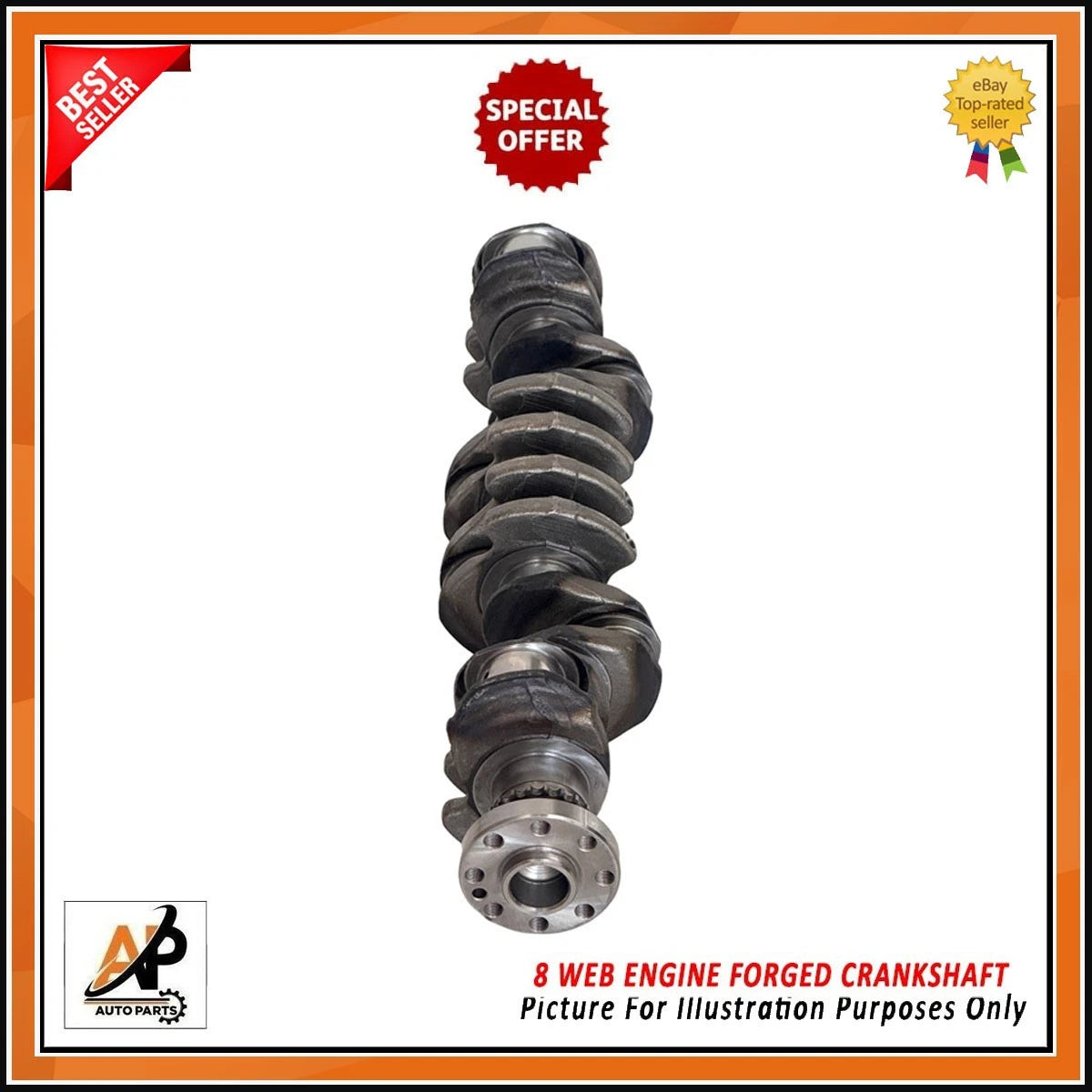 Forged Crankshaft Heavy Duty for BMW X3 3.0 N57D30 (2011–2022)