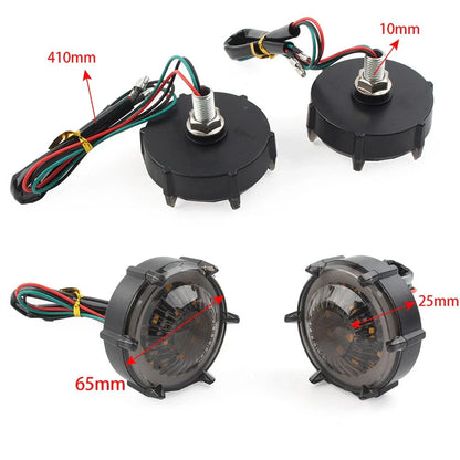 LED Flashers Turn Signal Warning Light for Universal Motorcycle