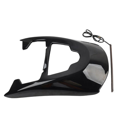 Vivid Black Rear Mudguard w/Light for Harley VRSCDX VRSCAW VRSCA (2002-2017)
