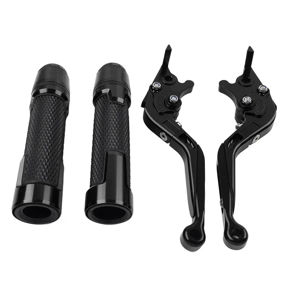 Folding Extendable Brake Clutch Levers & Handlebar Grips for BMW R1200GS (2004-2012)