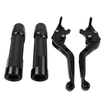 Folding Extendable Brake Clutch Levers & Handlebar Grips for BMW R1200GS (2004-2012)