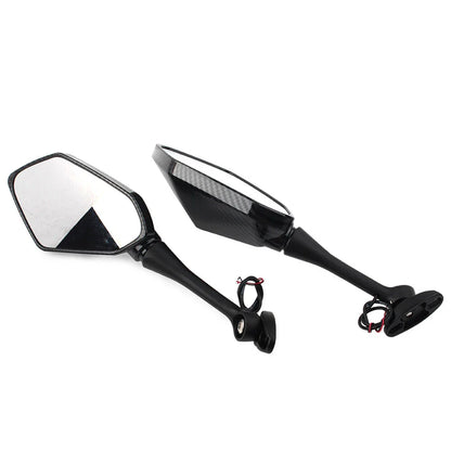 LED Turn Signal Side Mirrors for Honda CBR600RR CBR1000RR (2004-2007)