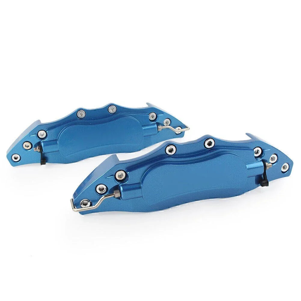 3D Metal Brake Caliper Covers for Auto Universal 18" Wheels Blue