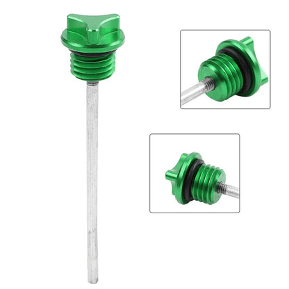Green CNC Engine Oil Dipstick for Lifan YX 125cc 140cc Pit Dirt Bike