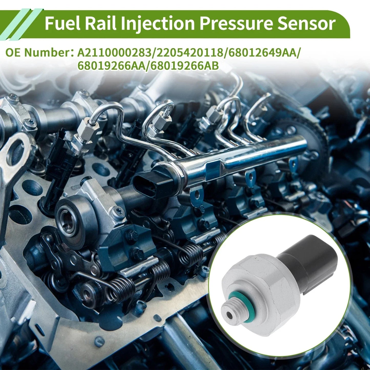 Fuel Injection Pressure Sensor for Mercedes-Benz C350 (2006-2010)