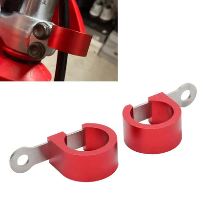 Front Brake Hose Guide Holder Clamp Red for Honda CRF 250 300 (2017-2023)